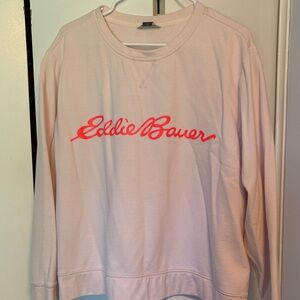 Eddie Bauer Light Pink Crewneck Sweatshirt